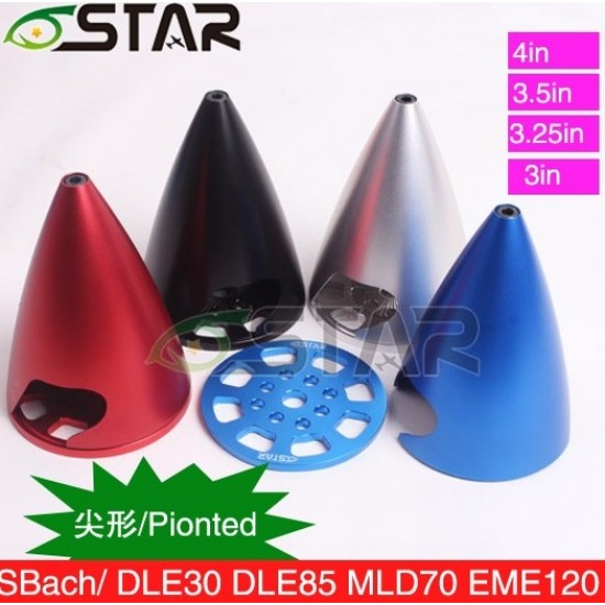 6starhobby Pointed Spinner 3.5 for DLE engine Sbach RC Plane